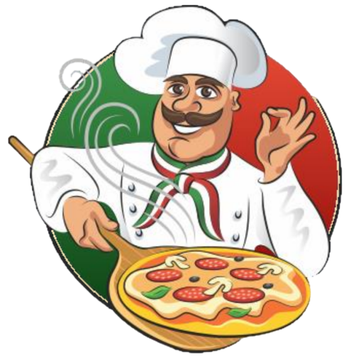Chef com pizza
